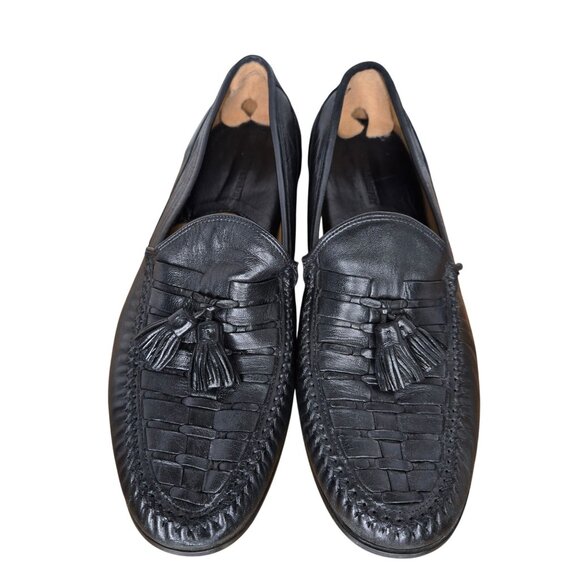Johnston & Murphy Woven Tassel Slip-On Sheepskin Leather Loafers Men\'s 10 main image 6